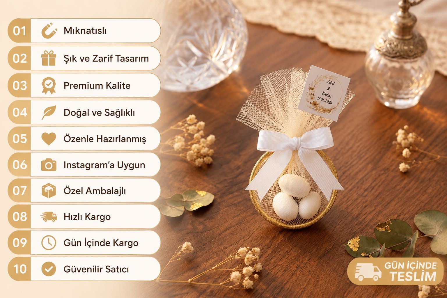 Esenyurt Nikah Şekeri Modelleri